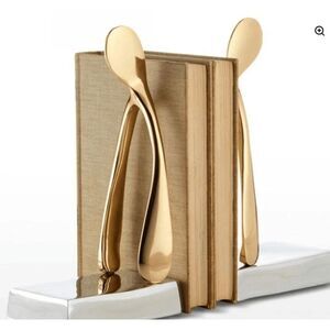 Nima Oberoi Lunares Wishbone Bookend Set with Box